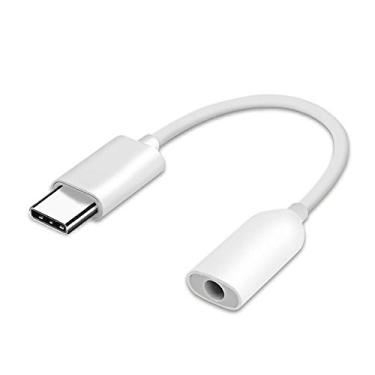 Imagem de Adaptador de cabo USB C para conector de fone de ouvido de 3,5 mm, porta macho AKwor tipo C 3.1 para conector de áudio estéreo fêmea de 3,5 mm para Motorola Moto Z, LeEco Le S3/2 Pro, não serve para HTC e Google