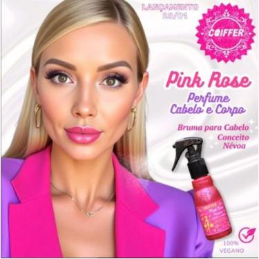 Imagem de Perfume Cabelo e Corpo Pink Rose Coiffer 80ml LANÇAMENTO