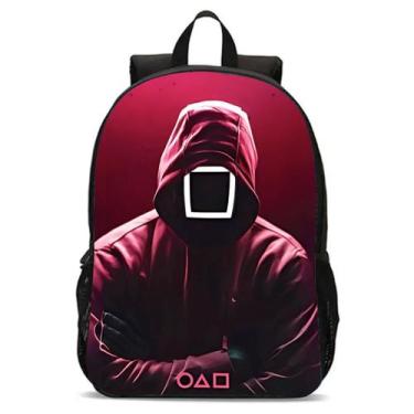 Imagem de Mochila Infantil Round 6 Vermelha - VIA LIVRE, UN, Vermelho