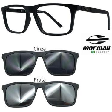 Imagem de Armação de Grau Mormaii Swap 4 6112 A14 com 2 Clipons CP, A14