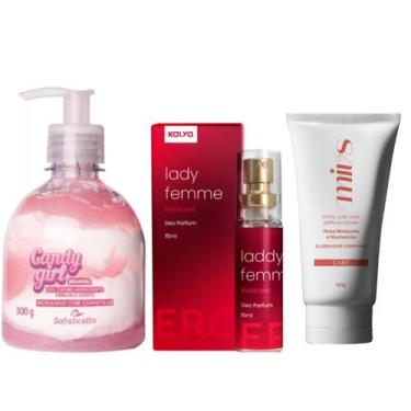 Imagem de Gel Beijável Clareador Niacinamida Perfume LadyF Feromonio - Sofistica