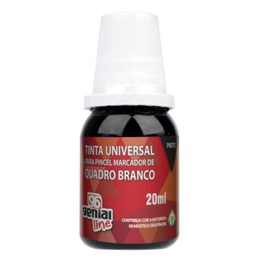 Imagem de Tinta Para Quadro Branco Genial 20ml, Preta