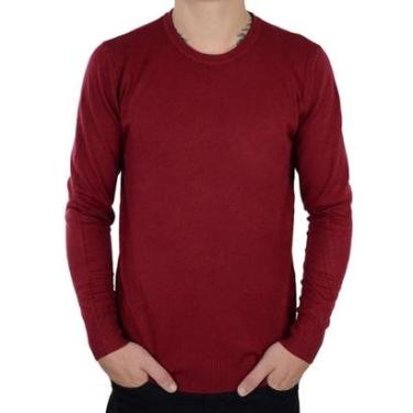 Imagem de Blusa Masculina Broken Rules Sueter Tricot Vermelha - 590200-Masculino
