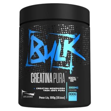Imagem de Bulk Nutrition Creatina Pura Monohidratada, 300g, 3000mg por Dose, Importada, Sem Sabor