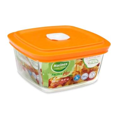 Imagem de Pote Facilita VAP com Tampas Coloridas 500ml Marinex