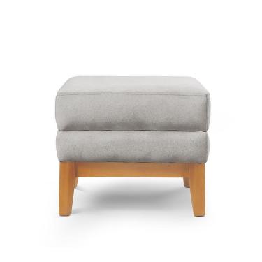 Imagem de Puff Retangular Para Sala áquila linho Cinza 101