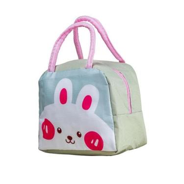 Imagem de Bolsa Térmica Escolar Infantil Bichinho Coelho Divertido para Crianças