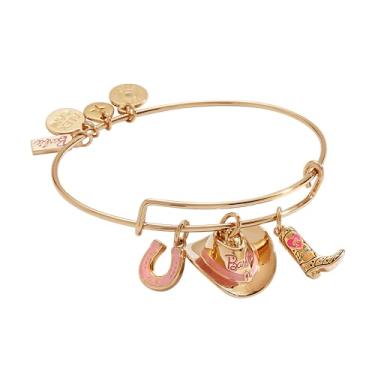 Imagem de Alex and Ani Pulseira com pingente Barbie™ Western Trio, One Size, Latão, Sem Pedra Preciosa