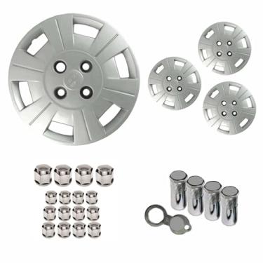 Imagem de Jogo Calota Aro 13 Celta 2000 + Selo Resinado + Tampa Ventil + Capa Parafuso