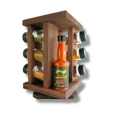 Imagem de Art Lar Kit Torre 2 Molhos Pimenta Churrasco 6 Temperos - Art & Lar Ar