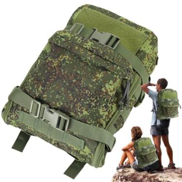 Imagem de Mochila de bolsa de água, pacote de hidratação para mochila - Pacote de bexiga de hidratação de secagem rápida para caminhadas,Mochila de água camuflada de grande capacidade com zíper para caminhadas