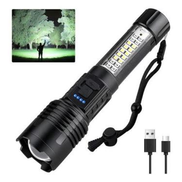 Imagem de Lanterna Recarregavel Tatica Militar Led Potente com Zoom - DN Store