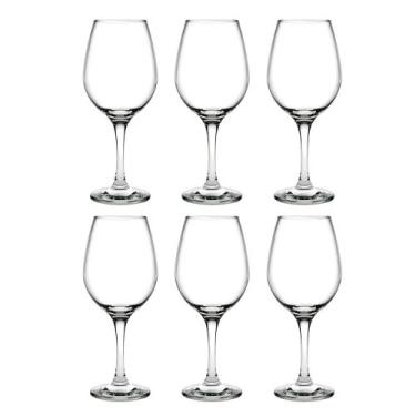 Imagem de Conjunto 6 Taças Vinho Água de Vidro Lira 295ml G4u - CLASS HOME