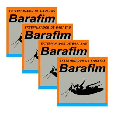 Imagem de Kit 4 Iscas Mata Baratas Barafim Inseticida