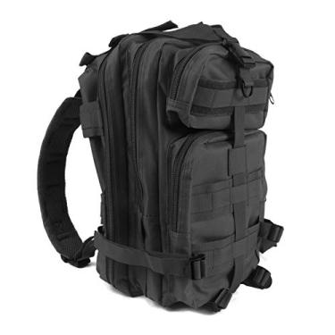 Imagem de Mochila tática de ataque MediTac – Mochila de primeiros socorros – Mochila militar MOLLE de 45 cm (preto tático)