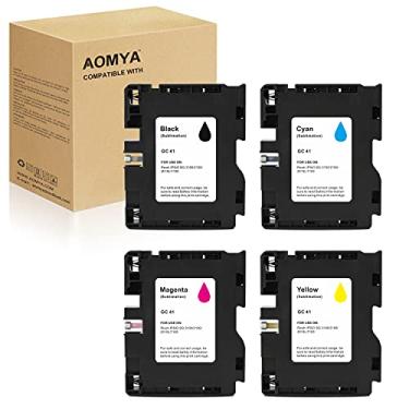 Imagem de Aomya Cartucho de tinta de sublimação GC41 para transferência de calor compatível com Ricoh GC41 para Ricoh IPSiO SG3100 SG2100 SG2100L SG2010L Aficio SG3110DNW SG2100N SG3100SNW SG2100 SG3110DN SG2010