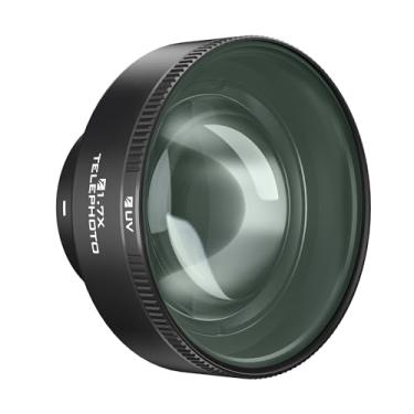 Imagem de Freewell Lente teleobjetiva de 1,7 X compatível com capas Freewell Sherpa iPhone/Galaxy e Gaiola Genius Rig (NÃO é compatível com slot de lente de 17 mm)