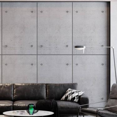 Imagem de Kit 3 Rolos Papel De Parede Adesivo Placa De Cimento 3,0M