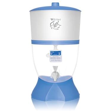 Imagem de Filtro De Água Purificador Flex 1 Vela 6L Azul E Branco - Ceramica Ste