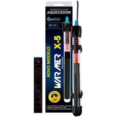 Imagem de Termostato aquecedor OceanTech 300W aquário grande até 350L, 110V