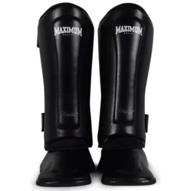 Imagem de Caneleira de muay thai kickboxing mma classic preta - maximum, GG