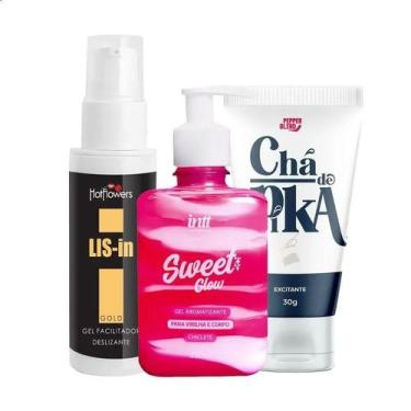 Imagem de Kit Gel Dessensibilizante Anal LISIn, Gel Aromatizante Sweet Glow Beij