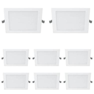 Imagem de 8 Luminárias Plafon Led 3000k Philips 18w 1300Lm Bivolt