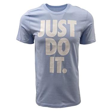 Imagem de Nike Camiseta de treino masculina Dri-FIT, Pó azul/branco, XXG