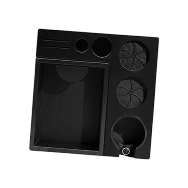 Imagem de SiaBiced Organizador de parede para cozinha, cesto suspenso, recipiente para chuveiro, suporte para armário, escorredor para, itens essenciais para, Marrom 9.9x8.5x14.8cm