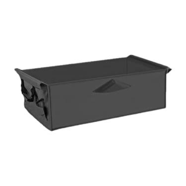 Imagem de Ioensy Capa de carrinho de compras portátil multifuncional, substituição para carrinho de jardim, bolsa para compras de supermercado, jardim e áreas externas, Preto 80cmx46cmx27cm