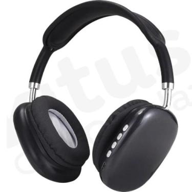 Imagem de Fone De Ouvido Bluettoth 5.0 Sem Fio Moderno Preto Elegante - Lotuss