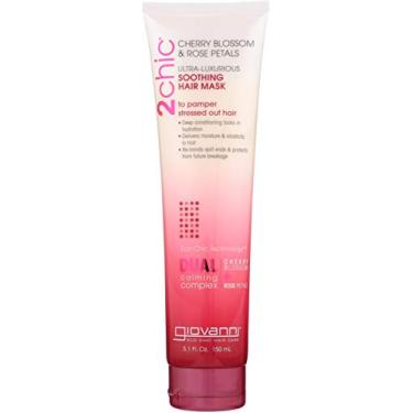 Imagem de GIOVANNI Máscara Capilar Ultra Luxuosa E Calmante 2Chic, Flor De Cerejeira Pétalas Rosa, 140 Ml