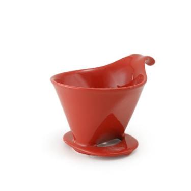 Imagem de Zero Japan – Coador de café Bee House – Cafeteira de cerâmica sem chumbo e sem cádmio com elegante orifício para espiar, presente de café com cone de gotejamento, acessórios de fabricação de cerveja