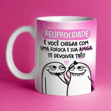 Imagem de Caneca personalizada flork amigas personalizadas vários modelos 325ml 