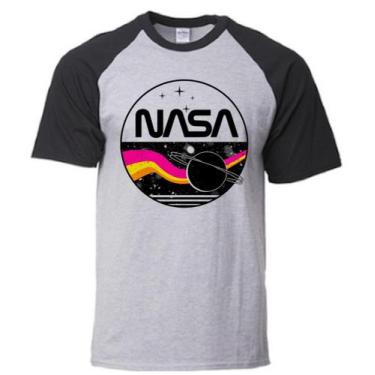 Imagem de Camiseta Nasa - Alternativo basico, Cinza-Preto / GG