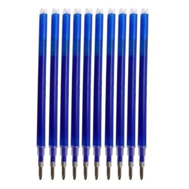 Imagem de Kit com 10 Refis Caneta Mágica Fantasminha Tecido Apaga Calor Azul - Para Costureiros, Artesãos E Profissionais Que Necessitam De Marcações Temporárias