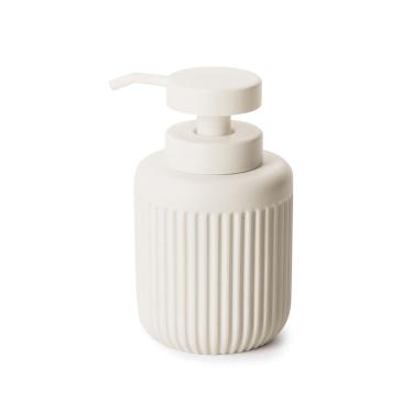 Imagem de Porta Sabonete Liquido em Cimento Branco 14cm 15729 Mart