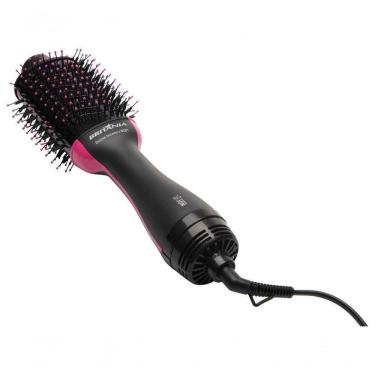 Imagem de Escova Modeladora E Secadora Britania 1200w Nanoceramic Bivolt Rosa