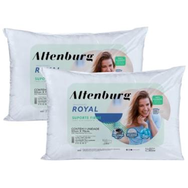 Imagem de Travesseiros Royal, 50x70cm, Kit 2 Unidades, Tecido Percal 180 Fios, 100% Algodão, Altenburg