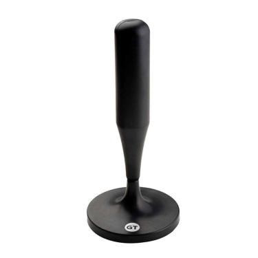 Imagem de Antena para TV Digital Interna - Omnidirecional - Cabo 2.5 metros Base Magnética - Goldentec GT-ATV2