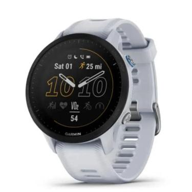 Imagem de Relógio Garmin Forerunner 955 Branco SA com Monitor Cardíaco de Pulso e GPS