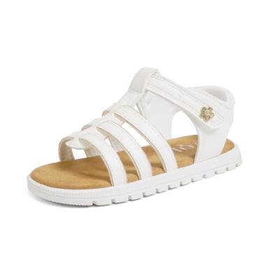Imagem de QIY Sandálias Para Meninas Tamanho 13, Brancas, Bebês, Meninas, Sapatos De Verão Abertos