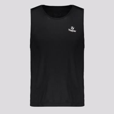 Imagem de Regata Topper Classic Preta, P