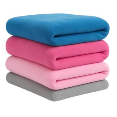 Imagem de Kit 3 Cobertor Manta Infantil Bebê Microfibra Antialergico (Multicoloridos, Meninas)