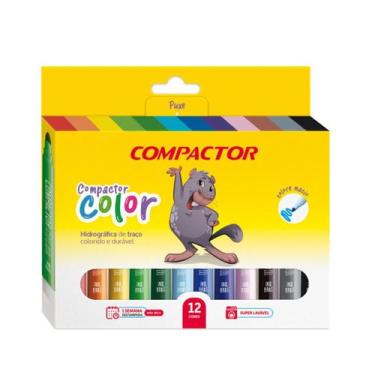 Imagem de Pincel compactor color 12 cores