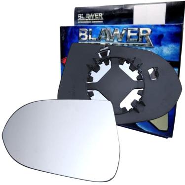Imagem de 97235 - Vidro Espelho Retrovisor Lado Esquerdo Com Base Onix Prisma 2013 a 2018 - Blawer