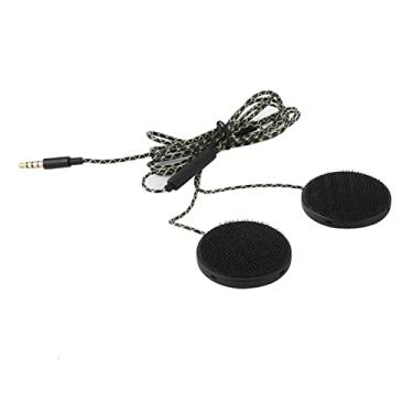 Imagem de Karlak Motorcycle Helmet Handset Fone de Ouvido Alto-falantes de Fone de Ouvido Suportam o Jogo de Chamadas de Plugue de 3,5 Mm e Com Design de Gancho e, para IOS, MP3, Computador