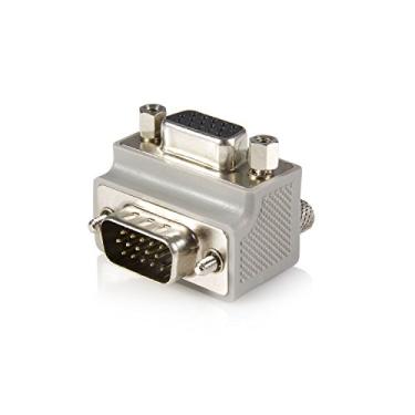 Imagem de StarTech. Adaptador VGA de ângulo reto – VGA de ângulo reto para VGA – Macho/fêmea – Tipo 1 – Cabo adaptador VGA (GC1515MFRA1)