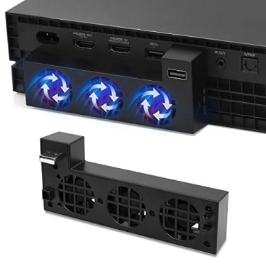 Imagem de USB Cooling Fan Compatible with Xbox One X Console, Cooling System Compatible with Xbox One X with 3 Cooling Fans and 2.0 USB Port - Only Compatible with Xbox one X