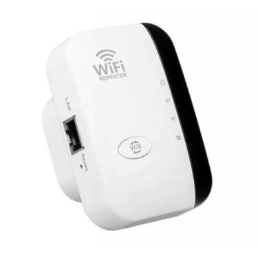 Imagem de Repetidor Wi-Fi, Extensor de Sinal sem Fio, Amplificador de Alcance, 802.11N, WPS, Roteador e Ponto de Acesso